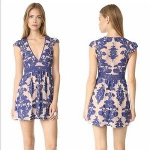For Love and Lemons Temecula dress. Short sleeve